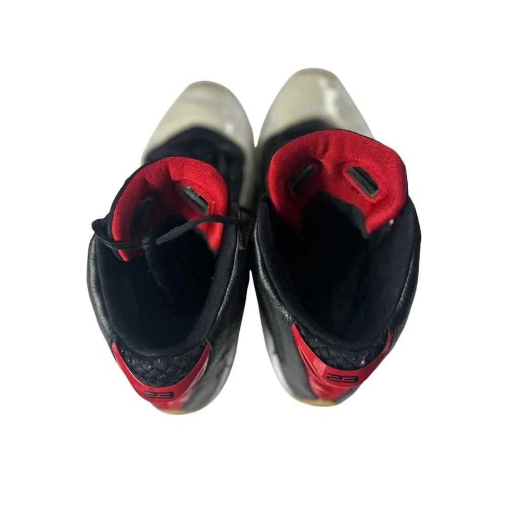 Jordan Dub Zero‎ Black White Red Basketball Sneakers 315317-016 Mens Size 12